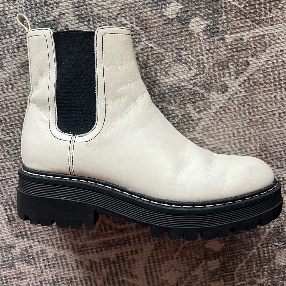 Marc Fisher White Boots